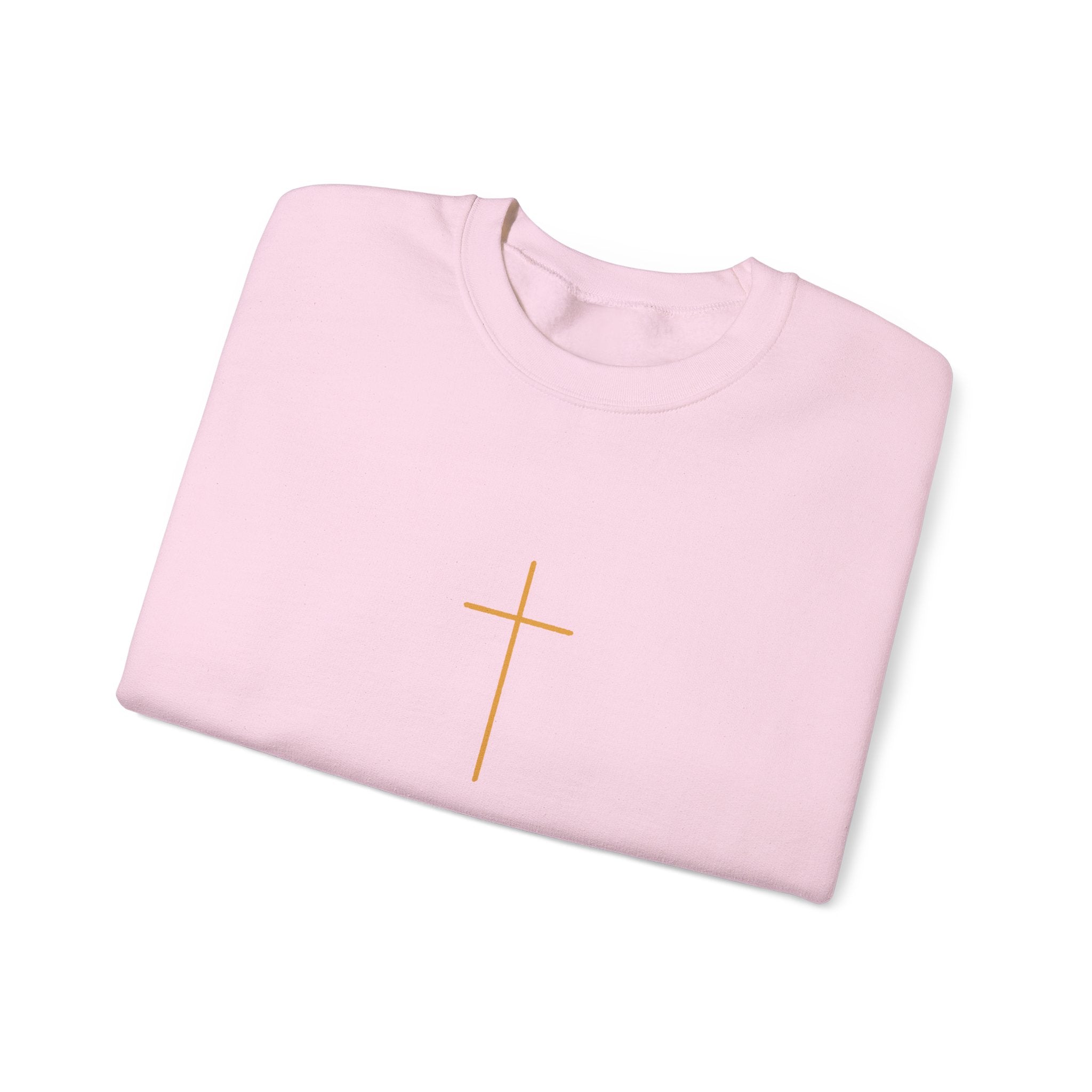 Christian Crewneck Sweatshirt — "Daughter of the Most High" Cross & Crown