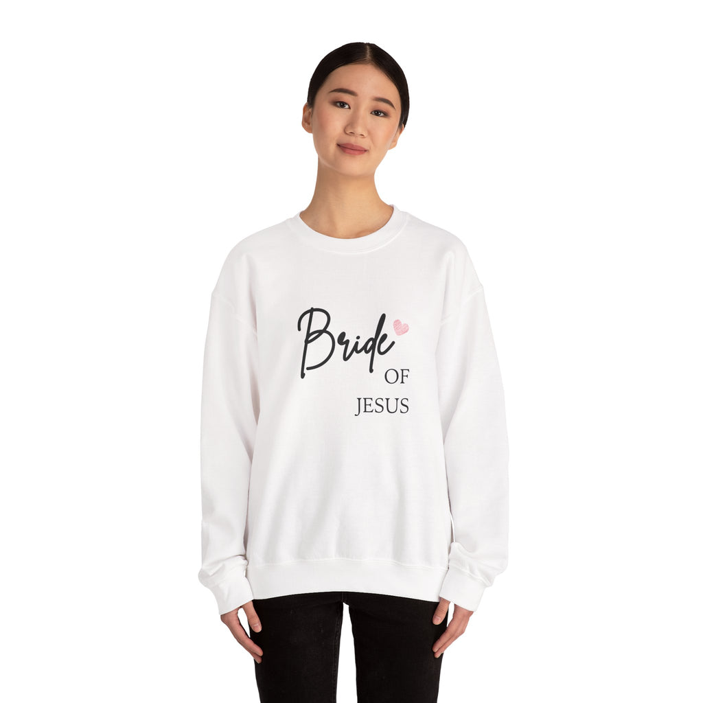 Bride of Jesus Sweatshirt — Christian Faith Crewneck for Women