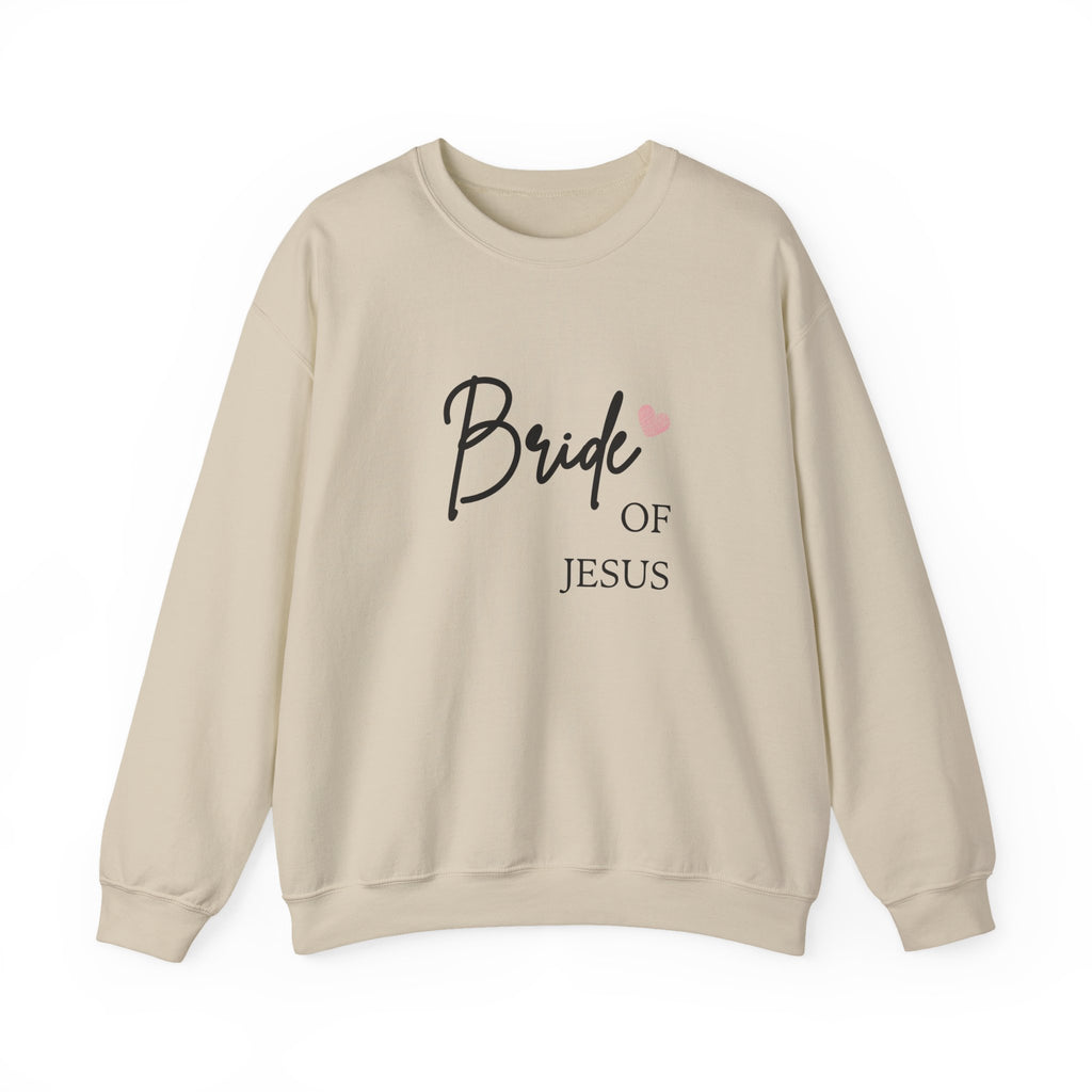 Bride of Jesus Sweatshirt — Christian Faith Crewneck for Women