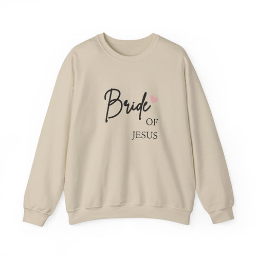 Bride of Jesus Sweatshirt — Christian Faith Crewneck for Women