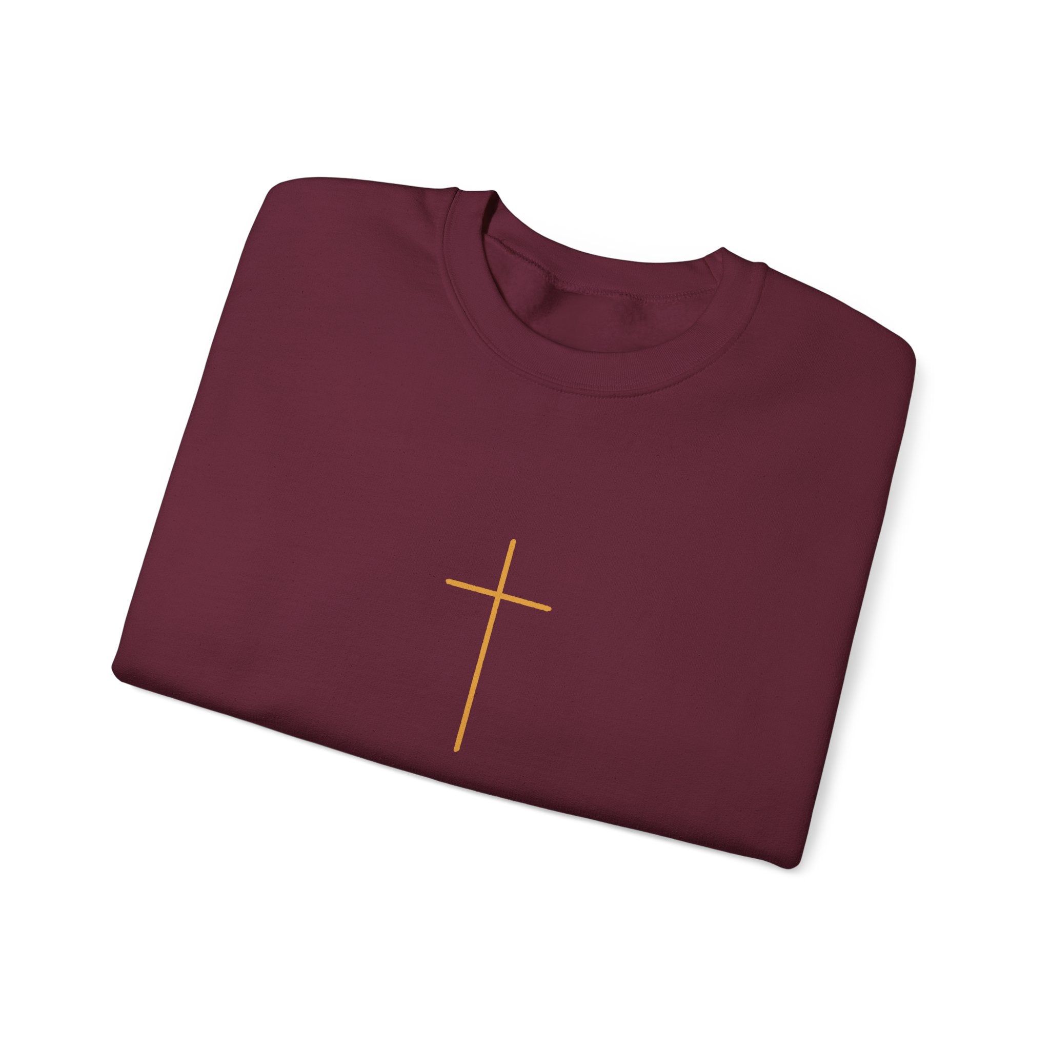 Christian Crewneck Sweatshirt — "Daughter of the Most High" Cross & Crown