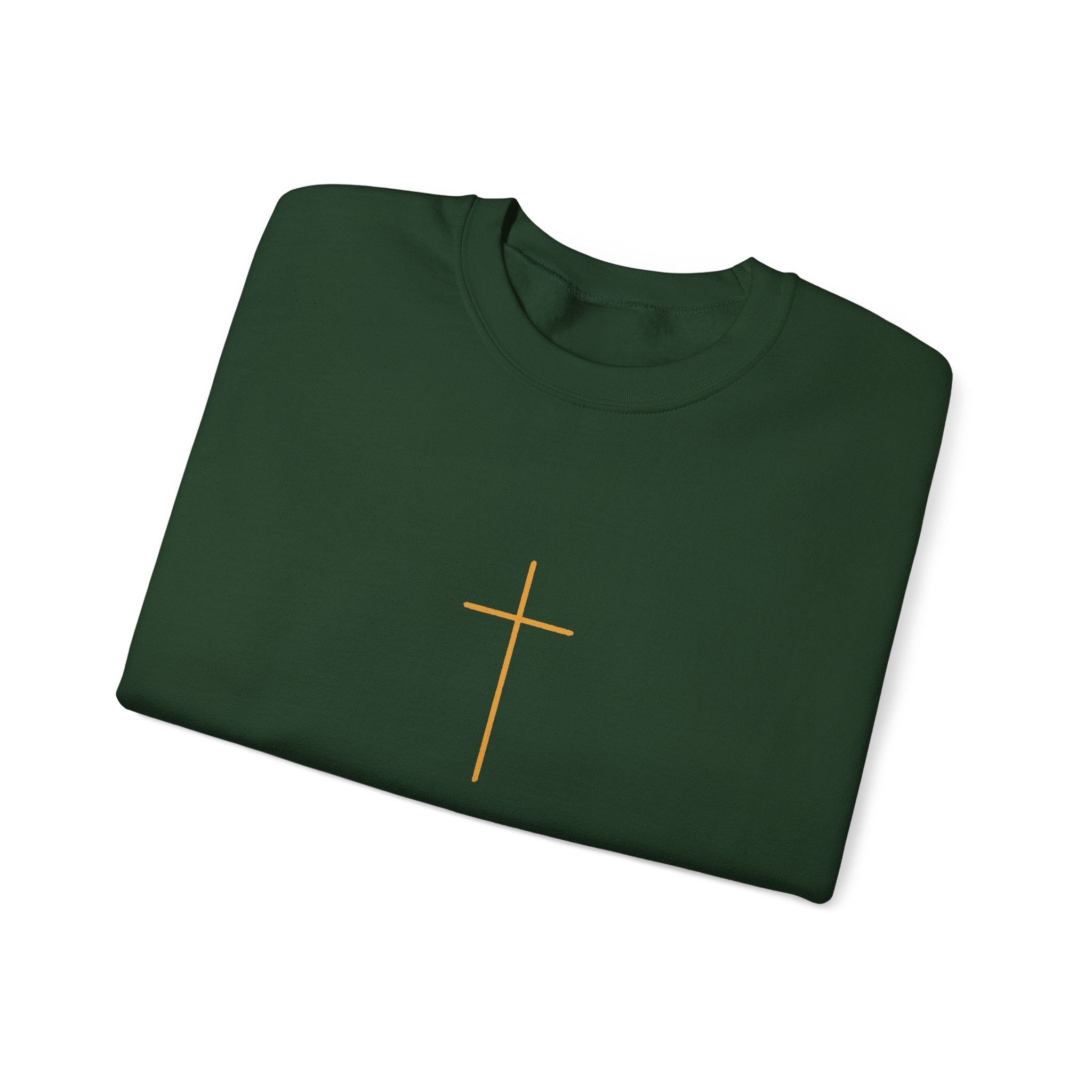 Christian Crewneck Sweatshirt — "Daughter of the Most High" Cross & Crown