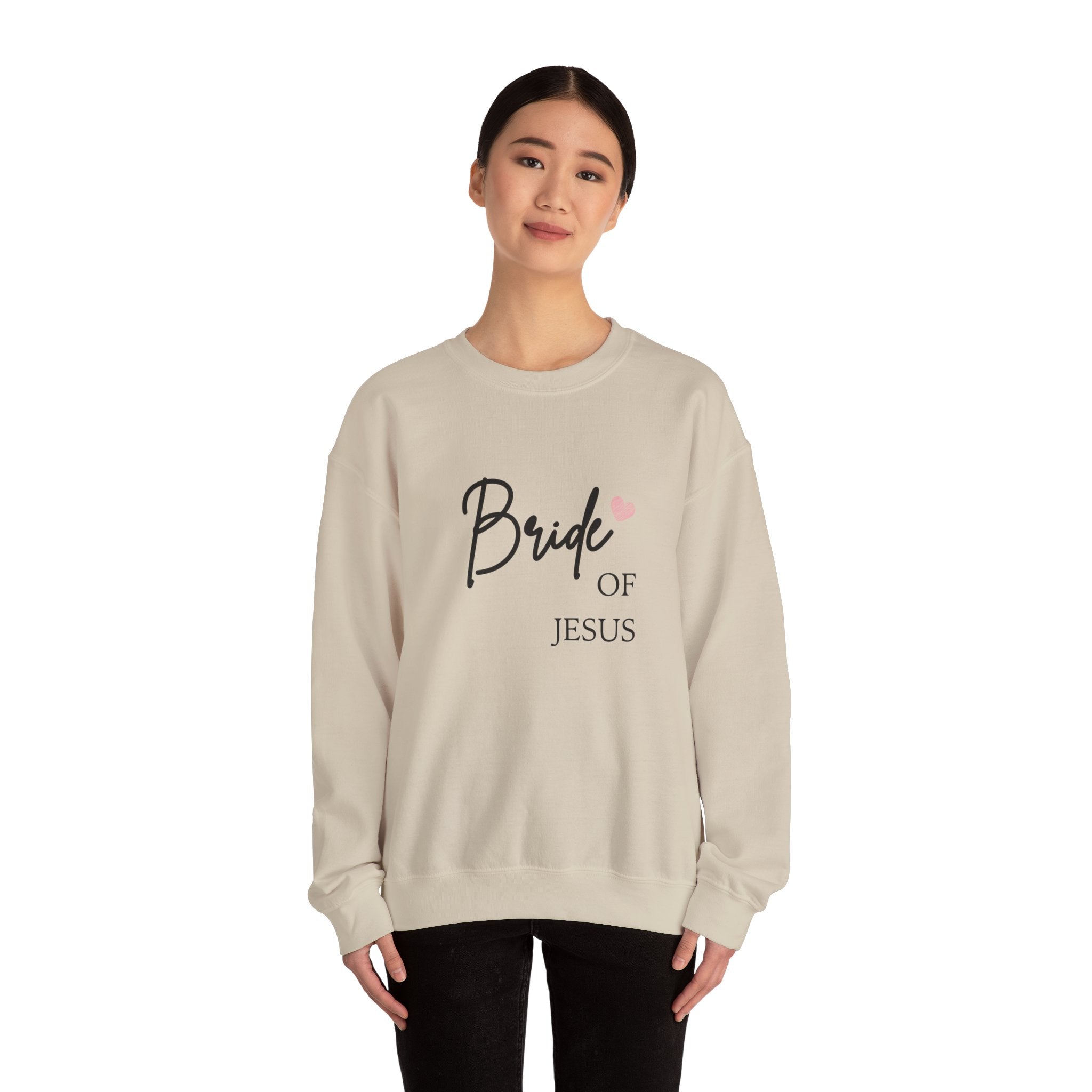 Bride of Jesus Sweatshirt — Christian Faith Crewneck for Women