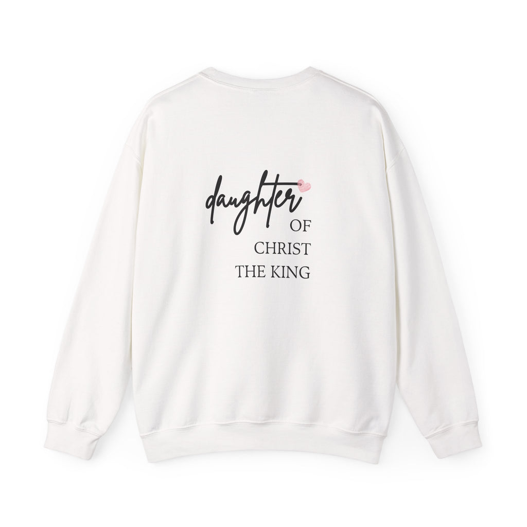 Daughter of Christ The King Crewneck Sweatshirt