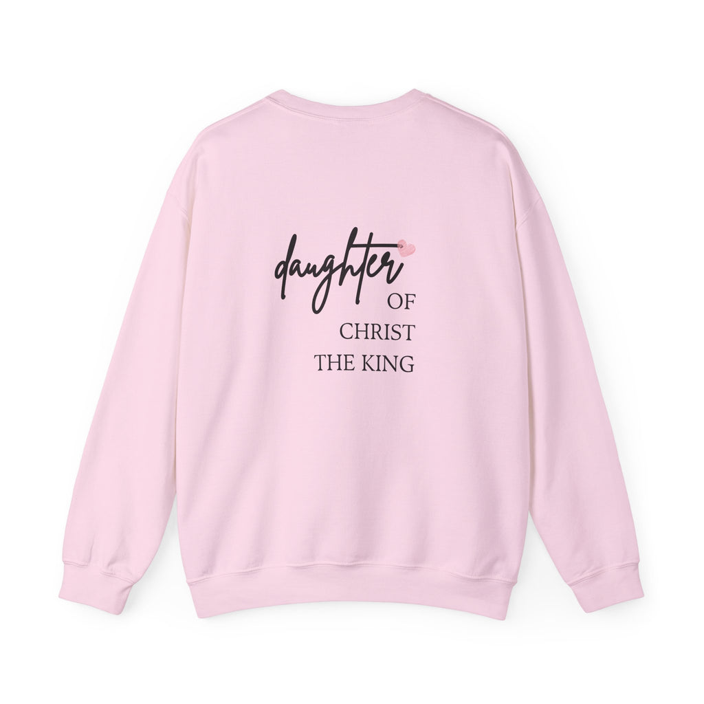 Daughter of Christ The King Crewneck Sweatshirt